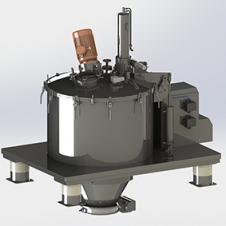  LGZ platform  bottom discharge scraper centrifuge